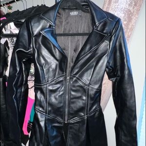 Leather Fitted Jacket